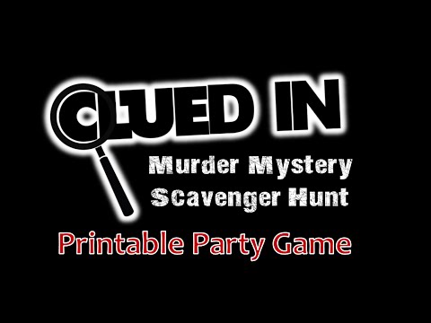 free printable murder mystery game